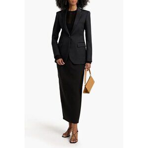 NWT $2290 Tom Ford Maxi Length Skirt Black Back Slit Size US 8